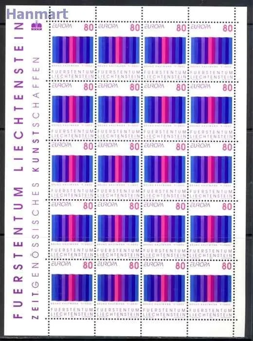Znaczek Liechtenstein 1993 Mi ark 1054-1055 Czyste **