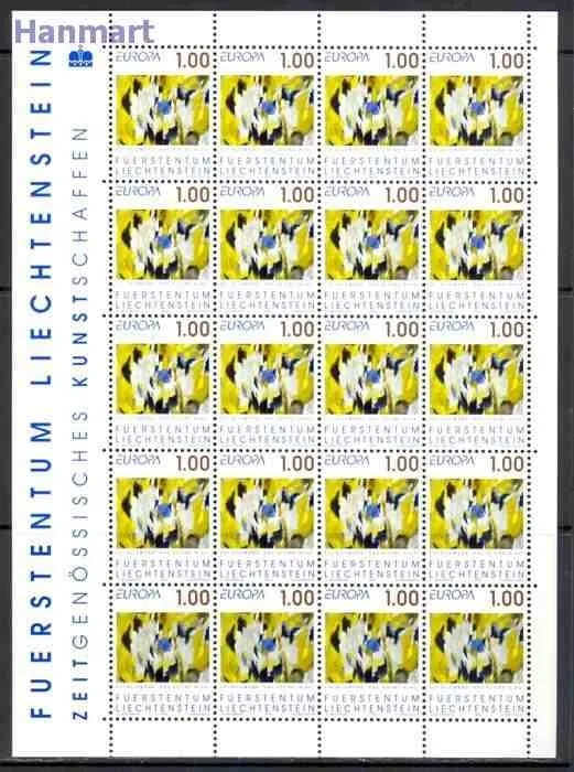 Znaczek Liechtenstein 1993 Mi ark 1054-1055 Czyste **
