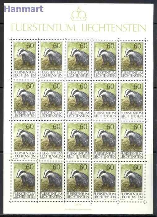 Znaczek Liechtenstein 1993 Mi ark 1066-1068 Czyste **