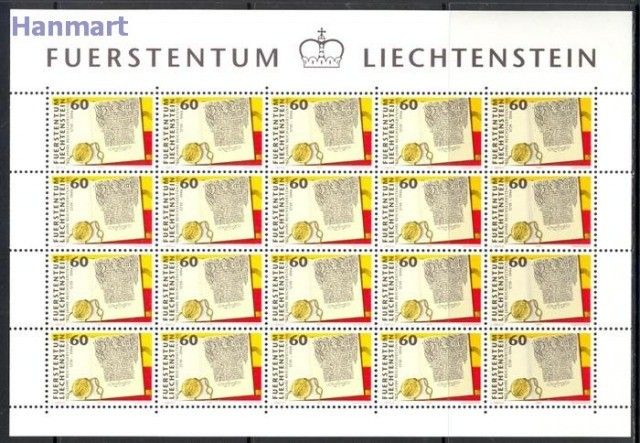 Znaczek Liechtenstein 1994 Mi ark 1081-1083 Czyste **