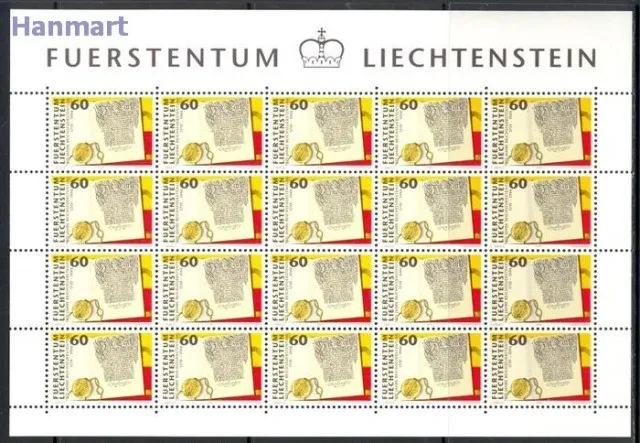Znaczek Liechtenstein 1994 Mi ark 1081-1083 Czyste **