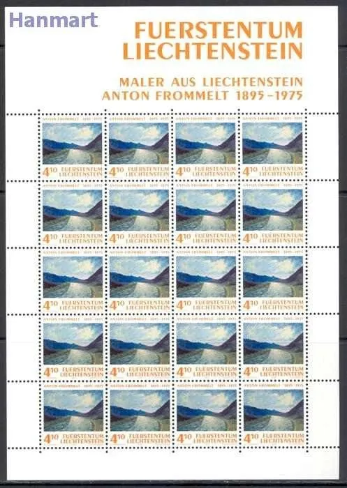 Znaczek Liechtenstein 1995 Mi ark 1108-1110 Czyste **