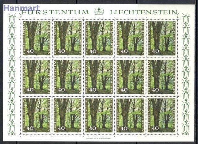 Znaczek Liechtenstein 1980 Mi ark 757-760 Czyste **
