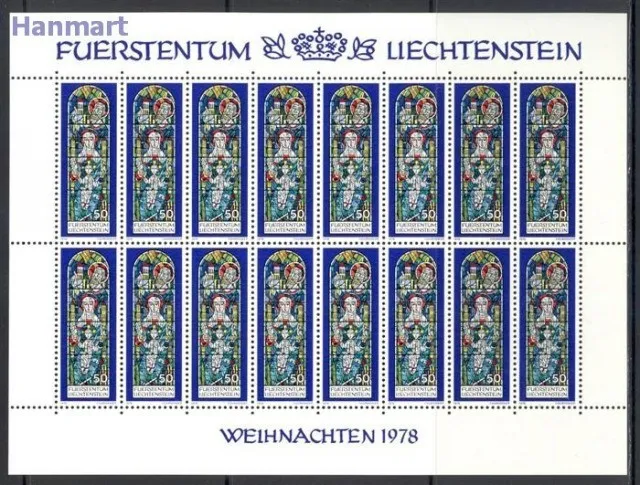 Znaczek Liechtenstein 1978 Mi ark 720-722 Czyste **
