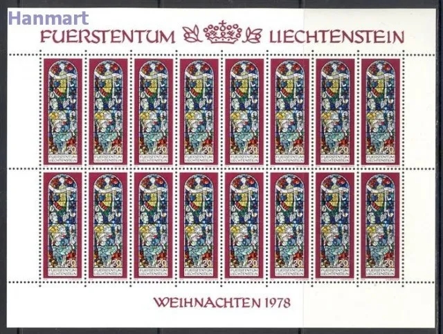 Znaczek Liechtenstein 1978 Mi ark 720-722 Czyste **