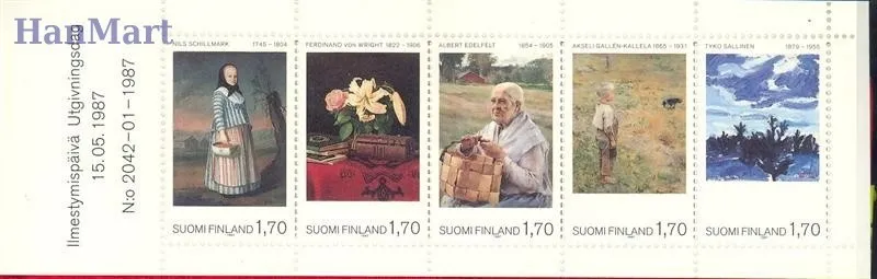 Znaczek Finlandia 1987 Mi mh 18 Czyste **