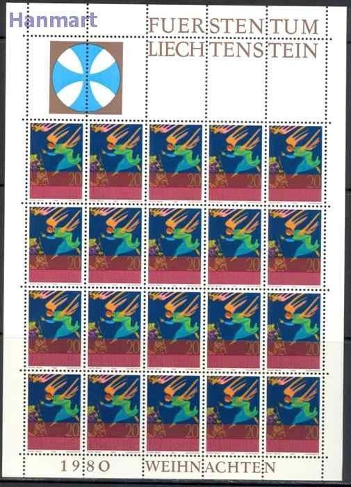 Znaczek Liechtenstein 1980 Mi ark 761-763 Czyste **