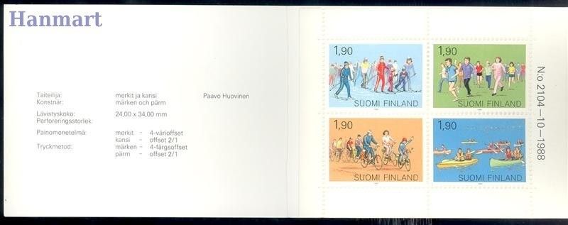 Znaczek Finlandia 1989 Mi mh 24 Czyste **