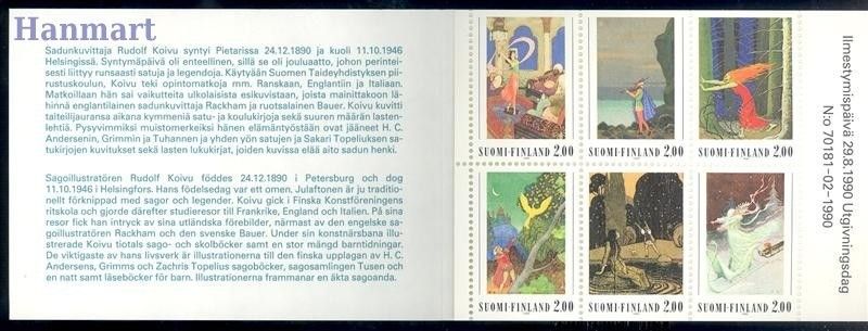 Znaczek Finlandia 1990 Mi mh 26 Czyste **