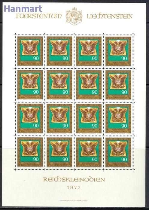 Znaczek Liechtenstein 1977 Mi ark 673-676 Czyste **