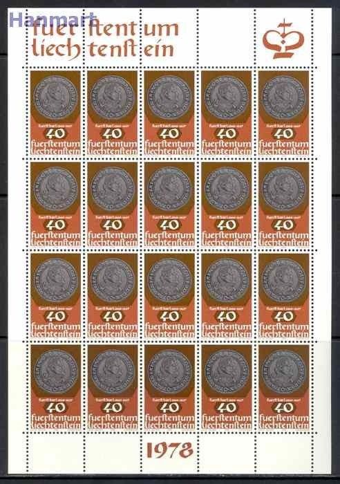 Znaczek Liechtenstein 1978 Mi ark 710-712 Czyste **