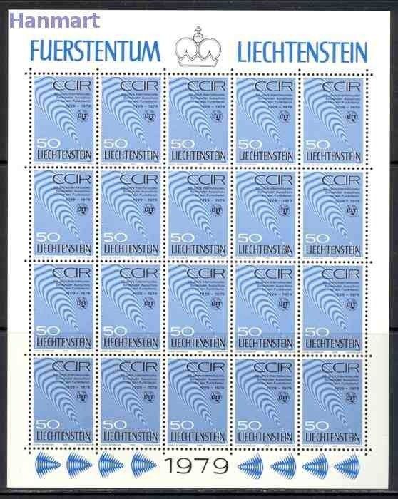 Znaczek Liechtenstein 1979 Mi ark 728 Czyste **