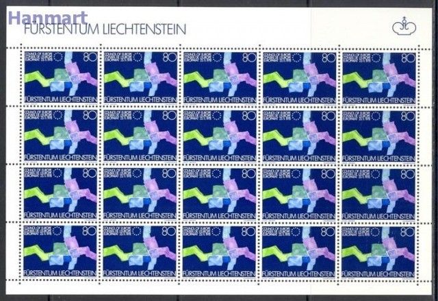 Znaczek Liechtenstein 1979 Mi ark 729 Czyste **