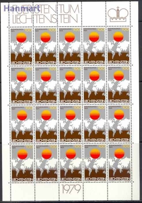 Znaczek Liechtenstein 1979 Mi ark 730 Czyste **