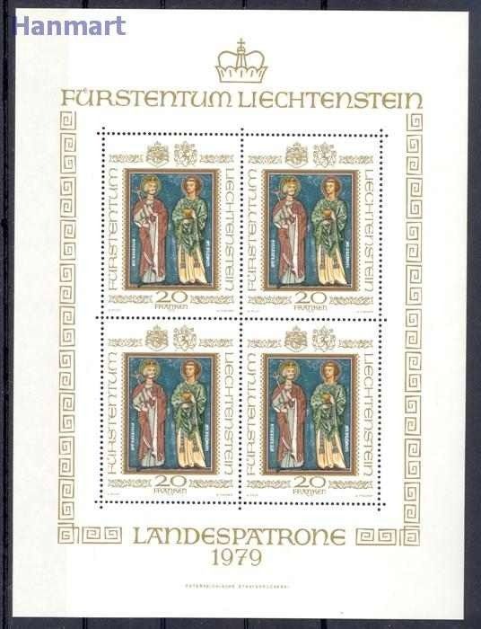 Znaczek Liechtenstein 1979 Mi ark 734 Czyste **