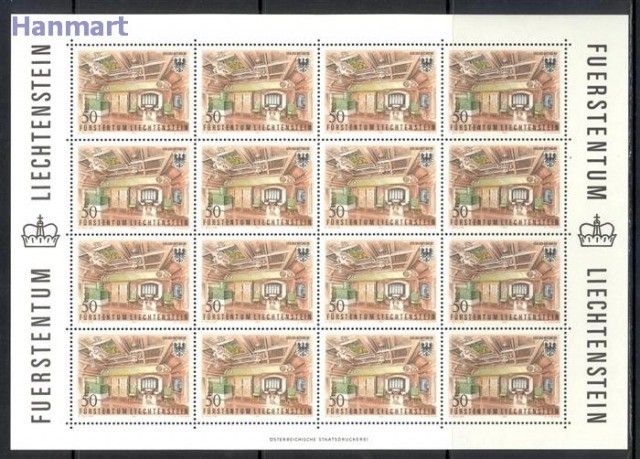 Znaczek Liechtenstein 1981 Mi ark 780-783 Czyste **