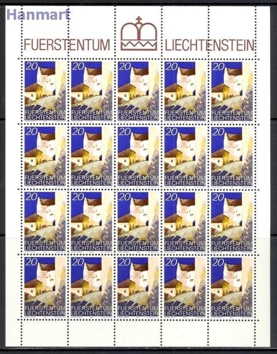 Znaczek Liechtenstein 1986 Mi ark 896-898 Czyste **