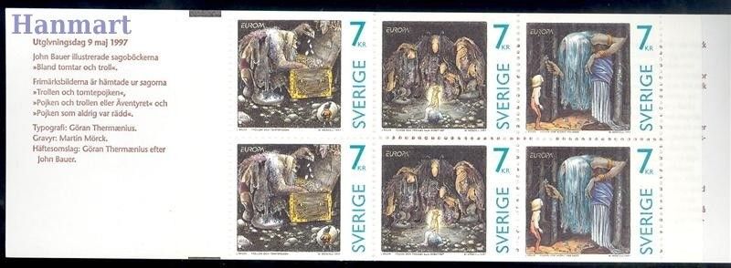 Znaczek Szwecja 1997 Mi mh 228 Czyste **