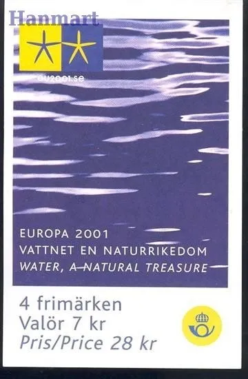 Znaczek Szwecja 2001 Mi mh 276 Czyste **