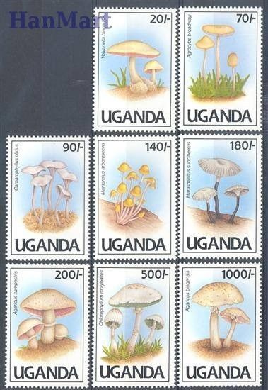 Znaczek Uganda 1991 Mi 950-957 Czyste **
