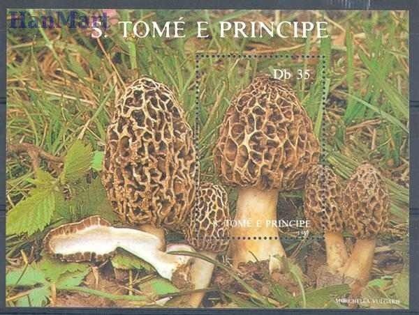 Znaczek Wyspy Św. Tomasza i Książęca 1987 Mi bl 173 Czyste **