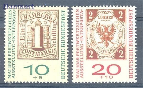 Znaczek Niemcy 1959 Czyste **