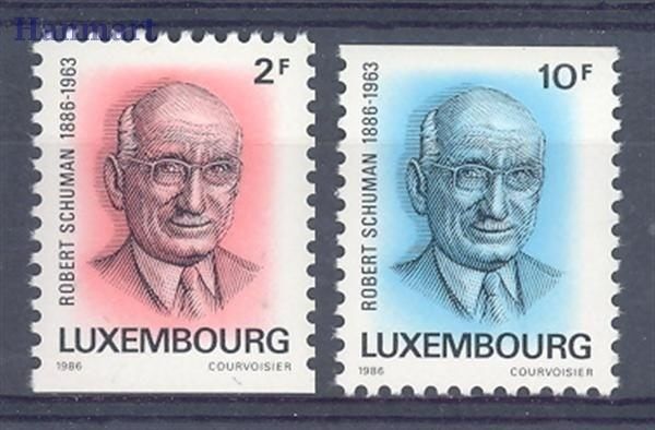 Znaczek Luksemburg 1986 Mi 1156-1157 Czyste **