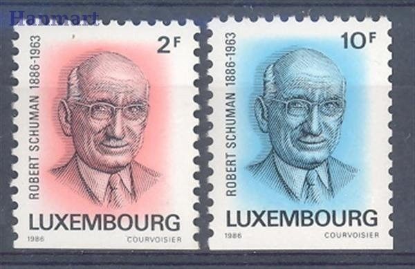 Znaczek Luksemburg 1986 Mi 1156-1157 Czyste **