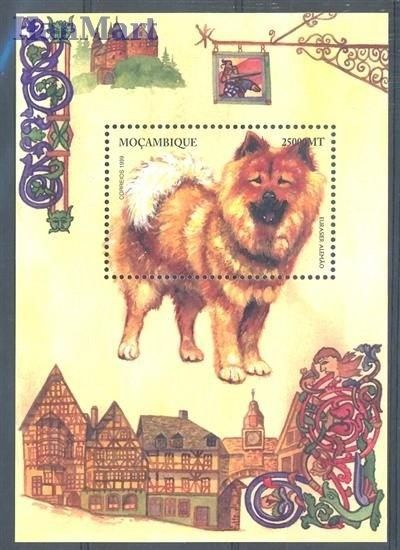 Znaczek Mozambik 2000 Mi bl 48 Czyste **
