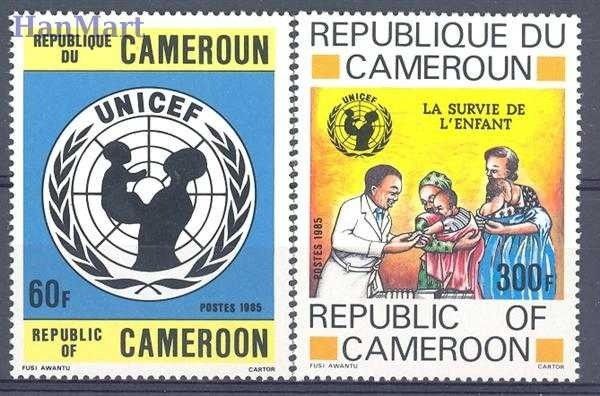 Znaczek Kamerun 1985 Mi 1083-1084 Czyste **