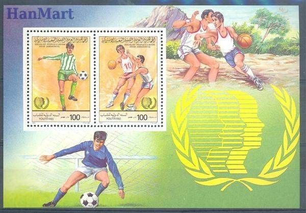 Znaczek Libia 1985 Mi bl 95 Czyste **