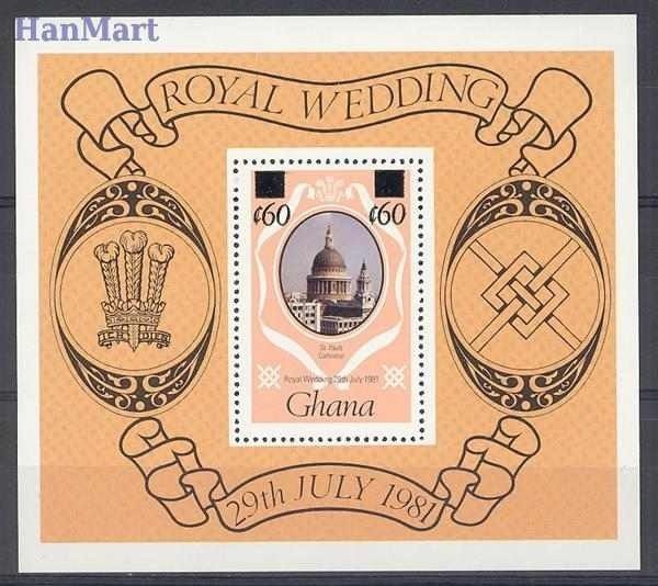 Znaczek Ghana 1984 Mi bl 106 Czyste **