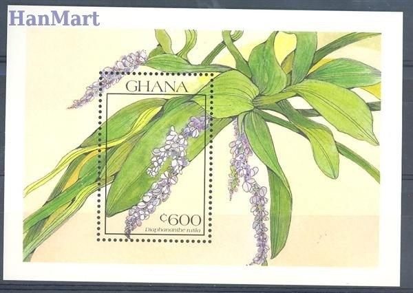 Znaczek Ghana 1990 Mi bl 162 Czyste **