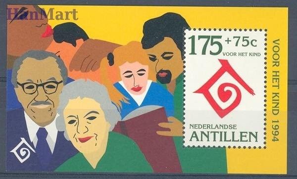 Znaczek Antyle Holenderskie 1994 Mi bl 43 Czyste **
