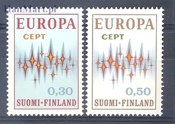 Znaczek Finlandia 1972 Mi 700-701 Czyste **