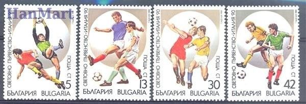 Znaczek Bułgaria 1989 Mi 3795-3798 Czyste **