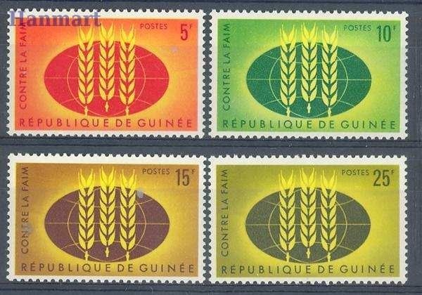 Znaczek Gwinea 1963 Mi 179-182 Czyste **