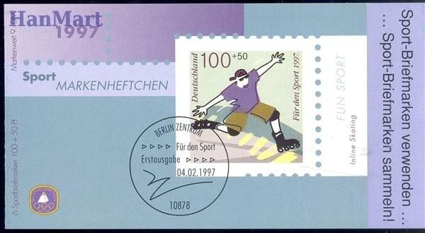 Znaczek Niemcy 1997 Mi mh 1899 Czyste **