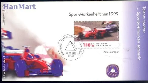 Znaczek Niemcy 1999 Mi mh 2032 Czyste **