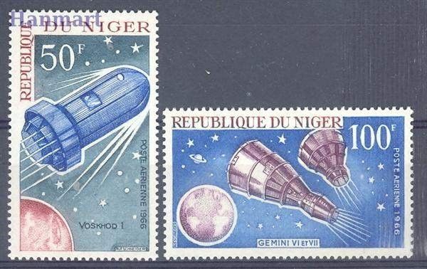 Znaczek Niger 1966 Mi 137-138 Czyste **