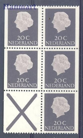 Znaczek Holandia 1966 Mi h-blatt 6x Czyste **