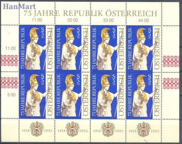 Znaczek Austria 1993 Mi ark 2113 Czyste **
