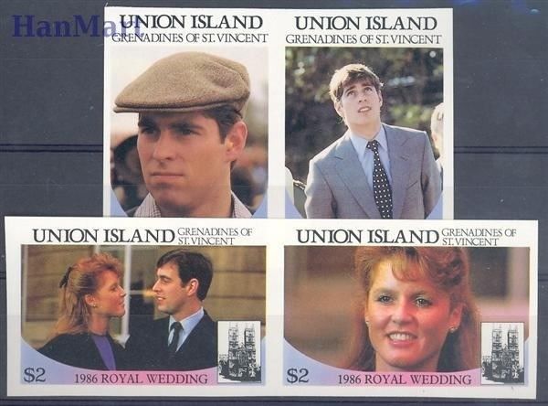 Znaczek Union Islands 1986 Czyste **