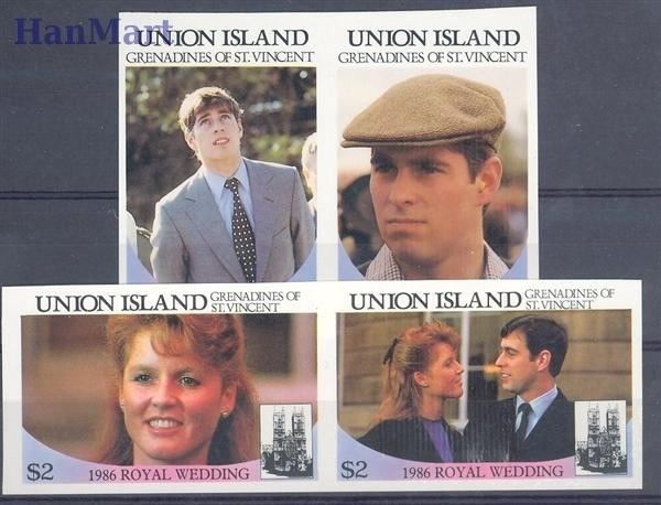 Znaczek Union Islands 1986 Czyste **