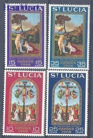 Znaczek Saint Lucia 1968 Mi 223-226 Czyste **