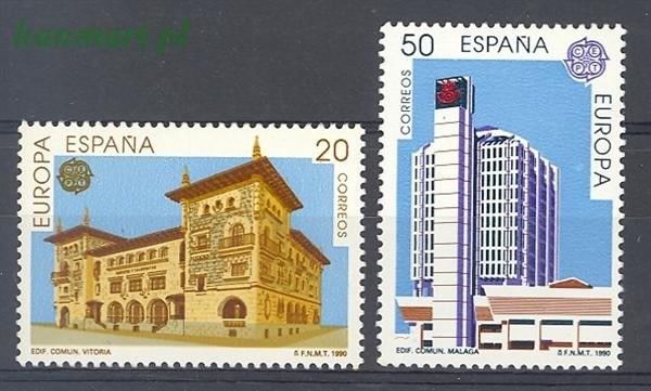 Znaczek Hiszpania 1990 Mi 2937-2938 Czyste **