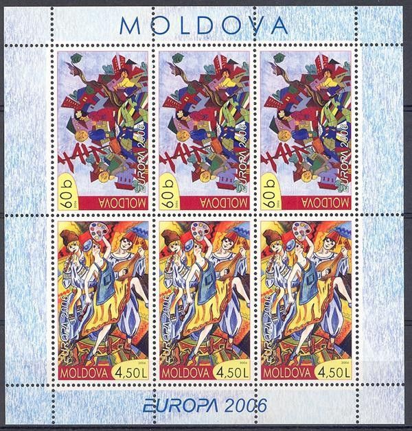 Znaczek Mołdawia 2006 Mi h-blatt 7 Czyste **