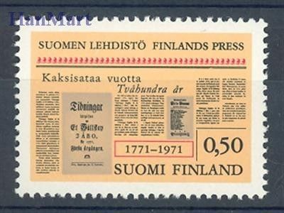 Znaczek Finlandia 1971 Mi 691 Czyste **