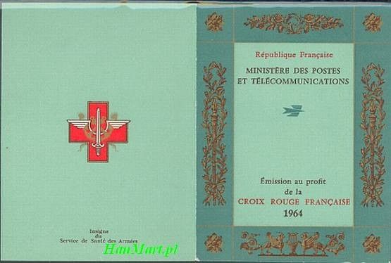 Znaczek Francja 1964 Mi mh 1494-1495 Czyste **