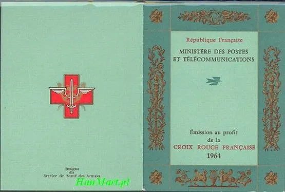 Znaczek Francja 1964 Mi mh 1494-1495 Czyste **